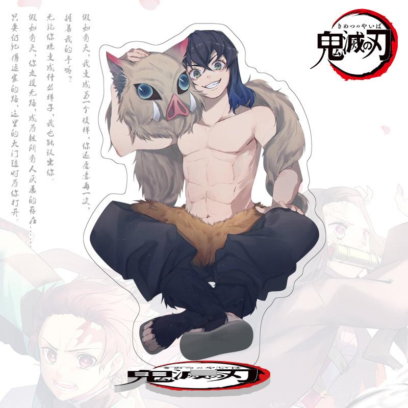 Высококачественный Аниме Клинок Рассекающий Демонов Kimetsu no Yaiba 1 40 Большой Акриловый Стенд Фигурка Статуэтка Kamado Tanjiro Nezuko Сувениры