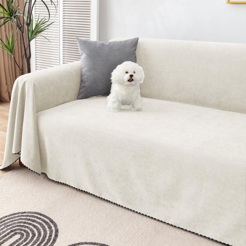 Japanese Style Waterproof Solid Color Sofa Cover - Full Protector Cushion