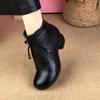 New Women's Shoes with Thick Heels, Round Toe, Soft Sole, Comfortable and Versatile, and Elegant Boots