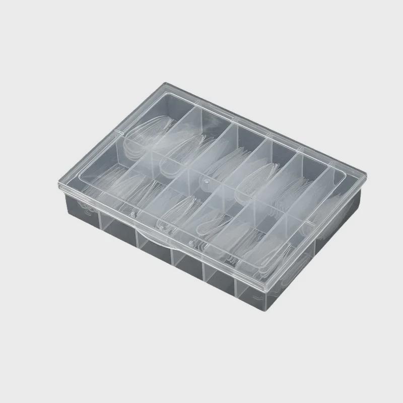 Набор для наращивания ногтей многоразового использования из 120 предметов: Клей, формы и хрустальные гвозди