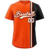 Trendy brand American baseball jersey short-sleeved cardigan Harajuku T-shirt street personality color matching jersey men's short-sleeved baseball 
