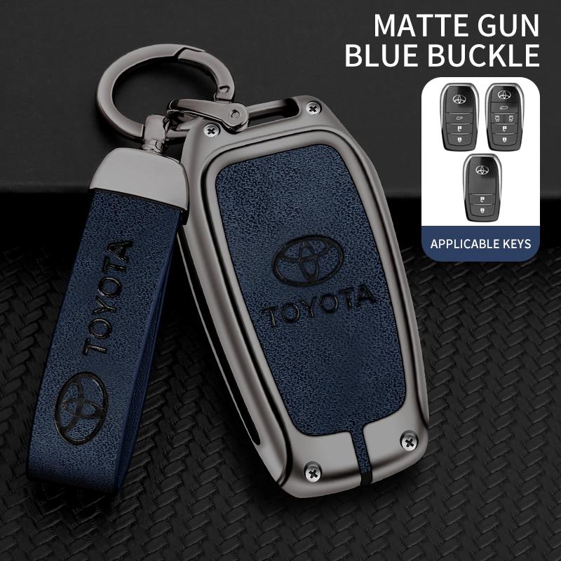 Чехол-оболочка для корпуса автомобильного ключа для Toyota Land Cruiser 200 Prado Crown Yaris Cross Hilux Innova Fortuner Camry Alphard PREVIA Vellfire