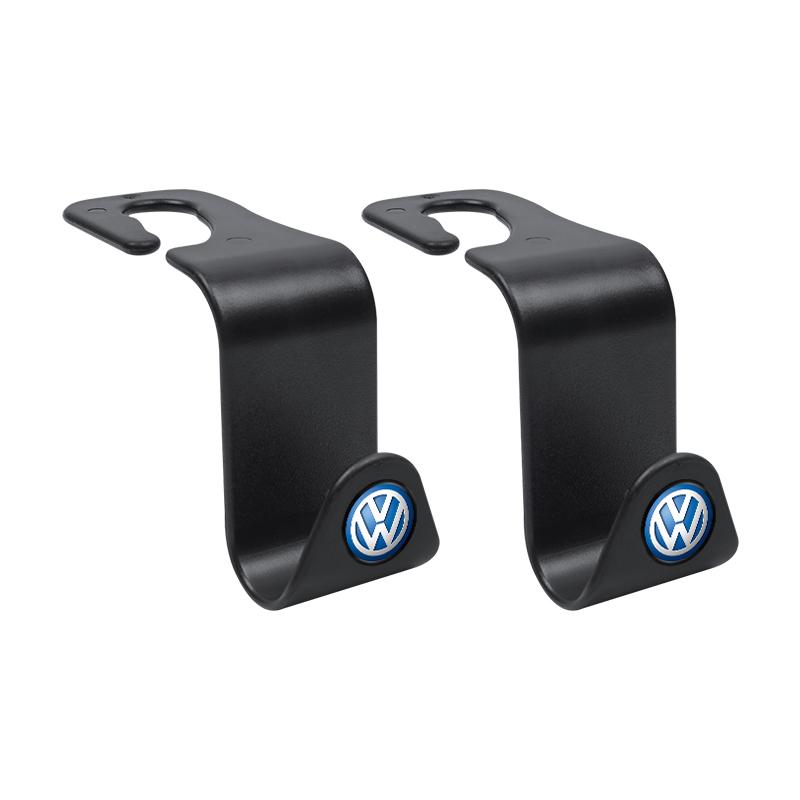 2Pcs Portable Car Seat Back Hooks Storage Accessories For Volkswagen VW Golf Amarok Tiguan T-Cross T5 Phaeton Polo Jetta GTI ID3 zq8