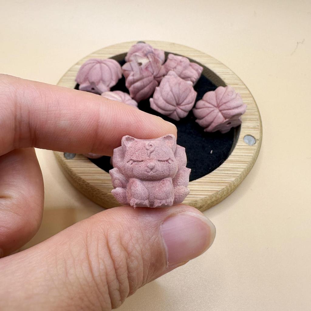 Кулон Руи из палисандра и агарового дерева с инкрустированными Пятью Сутрами - Сандаловое дерево, аксессуар для украшений Руи