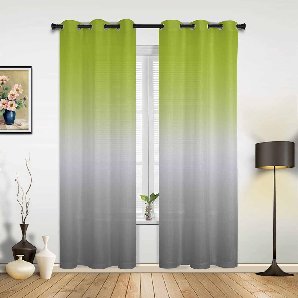 Розовые серые градиентные шторы для спальни, гостиной, шторы для кухни, детской комнаты, занавески для окна, современный домашний декор