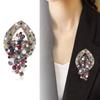 Fashionable ,Delicate And Creative Rhinestone Brooch Alloy Vintage Women 'S Brooch High -End Clothing Accessories Pin