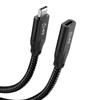 USB-C 3.1 Gen2 20Gbps Extension Cable PD100W Quick Charge 4K Video Compatible with Thunderbolt3
