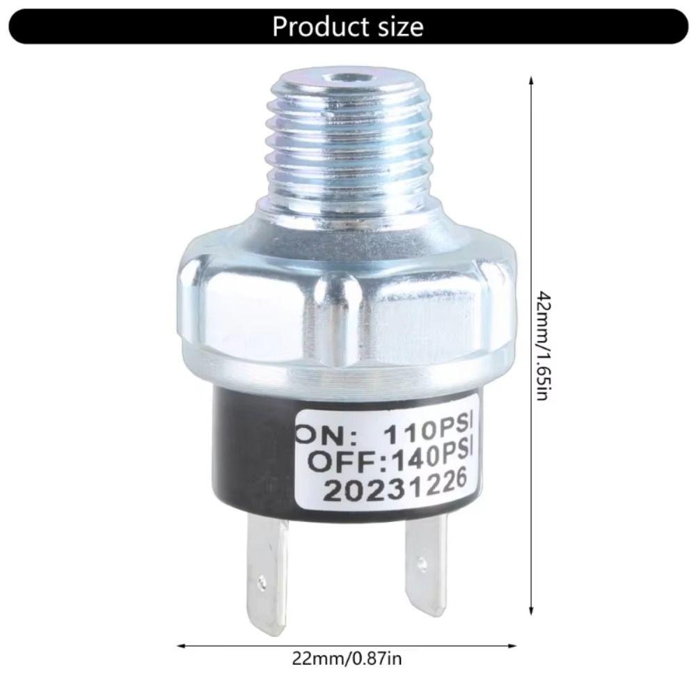 70-100/90-120/110-140PSI Реле давления воздуха 1/4" NPT 12 В/24 В Реле давления воздушного компрессора