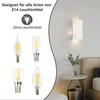 Applique murale haut-bas - NETTLIFE - Design Moderne - Blanc - Métal - E14
