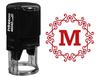 Printtoo Octagon Celtic Swirl Frame M Alphabet Monogram R-40 Self Inking Office Стационарная резина