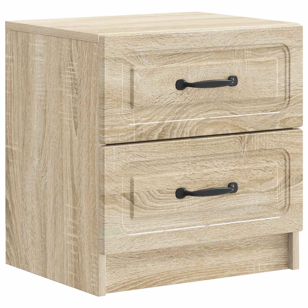Nightstand Sonoma Oak 43 x 34.5 x 44.5 cm Engineered Wood