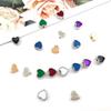 DIY Jewelry Accessories 10pcs Fashion Love Heart Interval Beads 8mm Loose Beads Handmade Dripping Alloy Beads