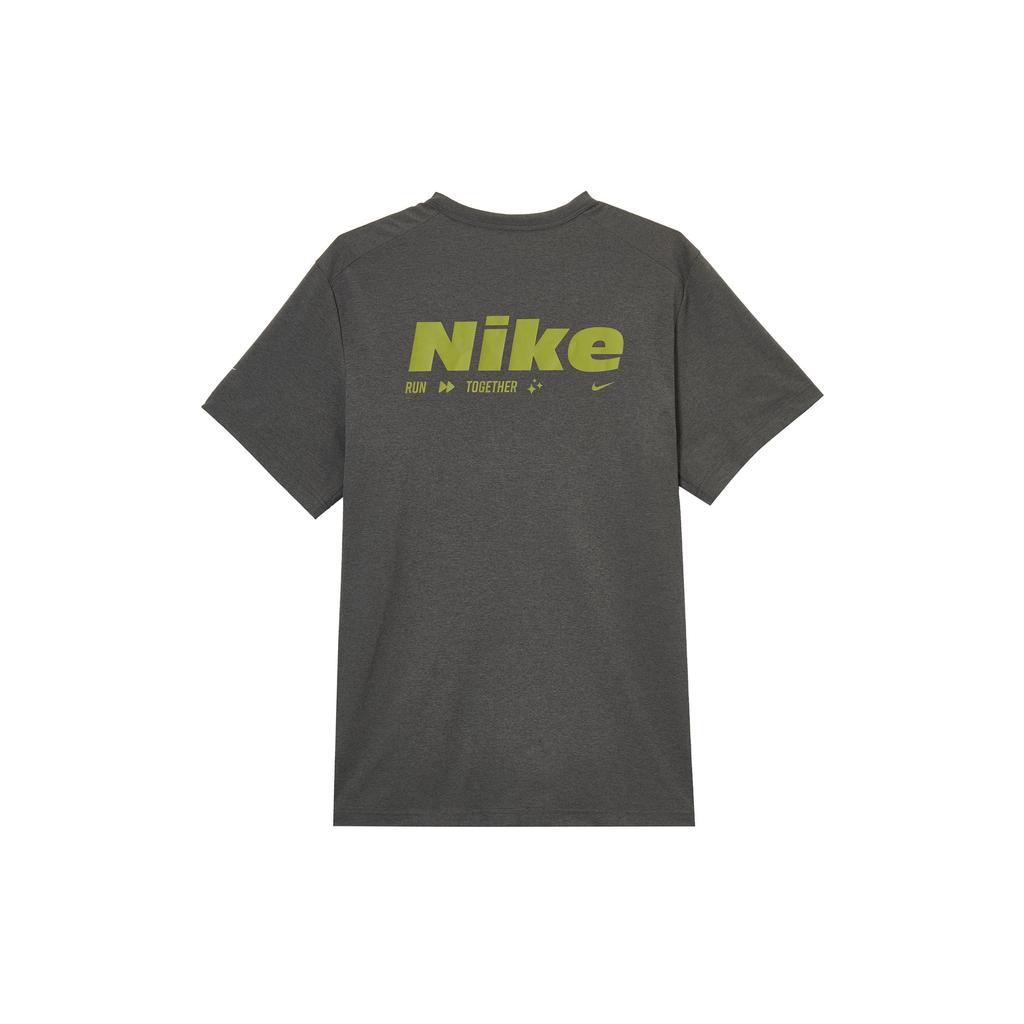 Nike Мужская футболка с круглым вырезом и логотипом, быстросохнущая, серая HV4882299
