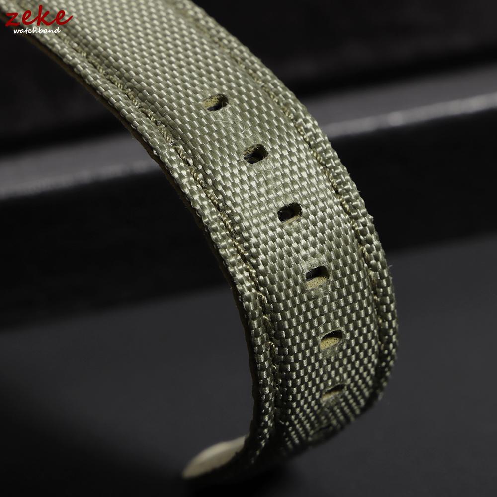 Sailcloth Watch Strap 20mm 22mm for Omega Business Butterfly Buckle Nylon Waterproof Watchband Men Women Quick Release Bracelet