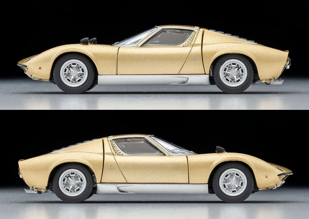 Tomica Limited Vintage LV Lamborghini Miura S Gold Finished Product 1/64