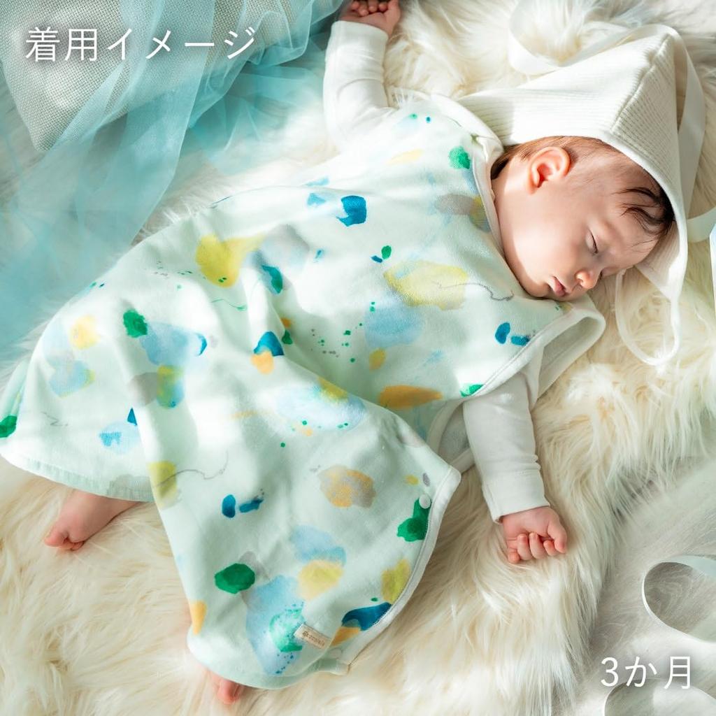 Haruulala Organic Baby Premium Organic for Girls and Ages Cotton Sleeper, Cotton, Unisex, Boys, 0-2, 100% (Ore)