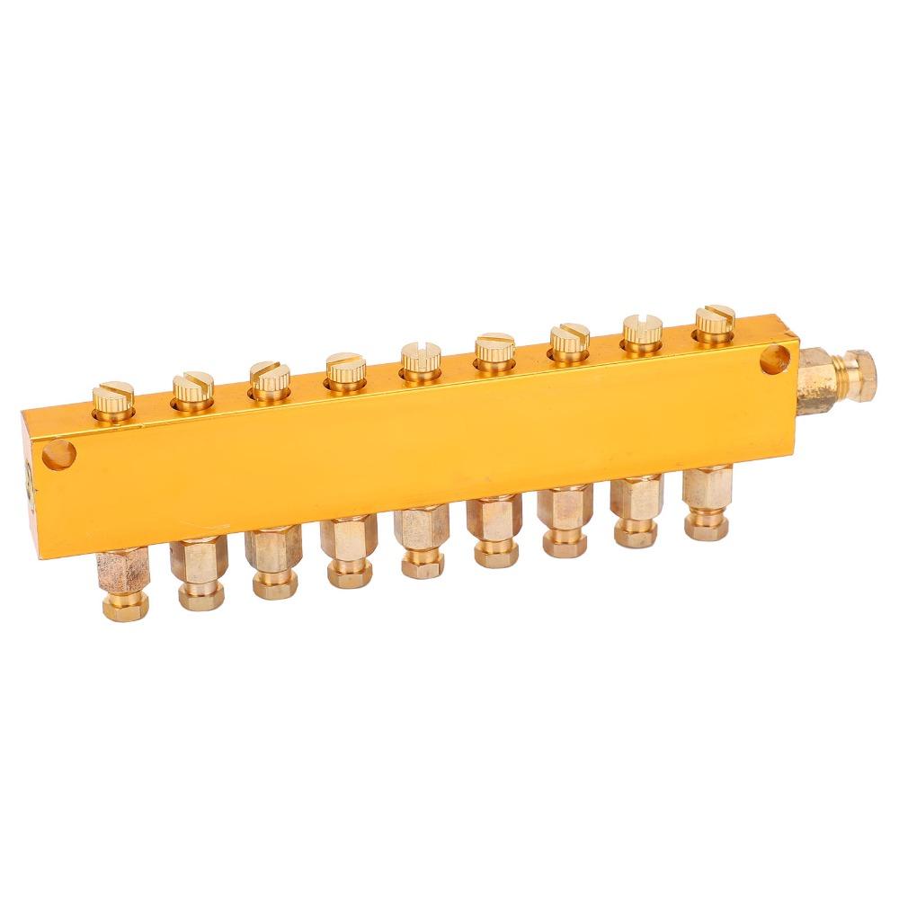 Adjustable Design Oil Distributor Adjustable Brass Lube Piston CNC Machining Center