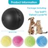 Dog Automatic Rolling Ball Toy Cat Interactive Ball Pet Stress Relief Chew Kicker Toy with 4 Ball Cover Home Indoor Toys