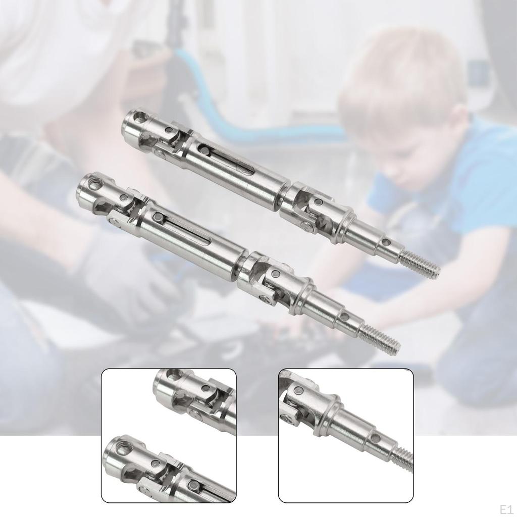 2x 1/14 RC Rear Drive Shaft Transmission Axle DIY Replacements, Spare Part Car Accessory for