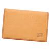Black Business Card Holder Genuine Leather Selva Beige [Label] Men's BL-620215-42