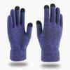Cozy Knitted Split-Finger Wool Gloves for Autumn & Winter – Thick, Warm, Touchscreen-Friendly
