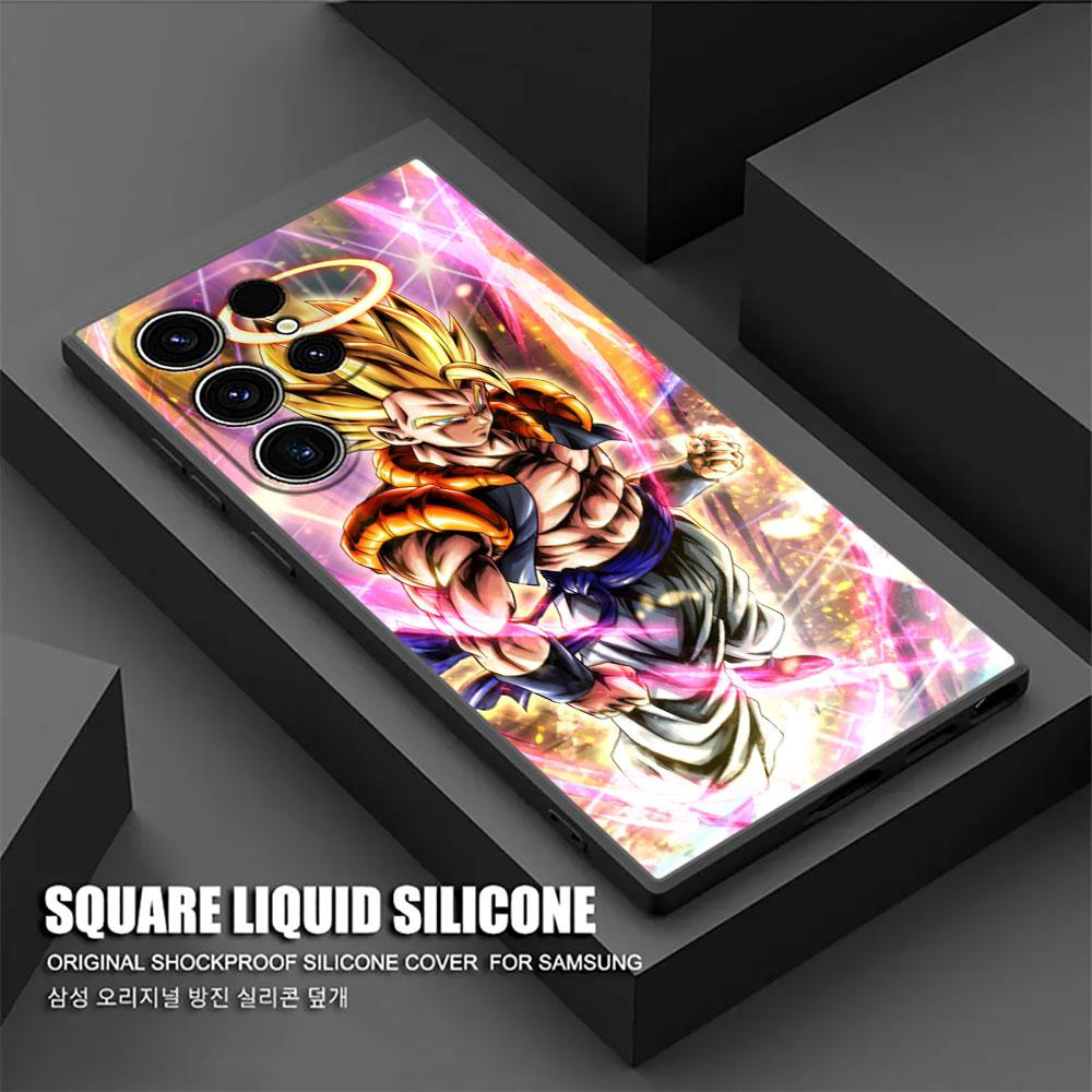 Gogeta Blue Goku Phone Case For Samsung Galaxy S25 S24 S23 S20 S21 FE S26 S22 Ultra 5G S26 Plus S25FE Coque Soft Silicone Cover