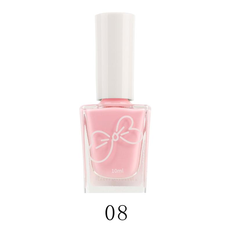 Oil-based Nail Polish No Bake Fast Drying Non-peelable Non-slip Safe Odorless Nude Color Nail Salon Nail Polish