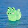 Pack of 6 Assorted Nightlight Animal Figurines Luminous Frog Shaped Mini Figurines Perfect Gift for Jewelry Collectors