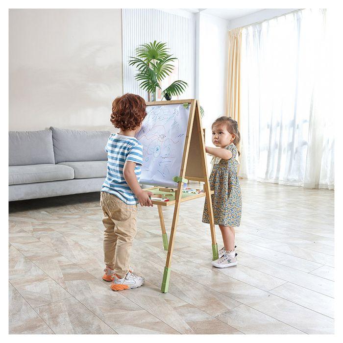 Tableau 2 en 1 en bambou HAPE - Pour enfants de 3 ans et plus - Utilisation intérieure