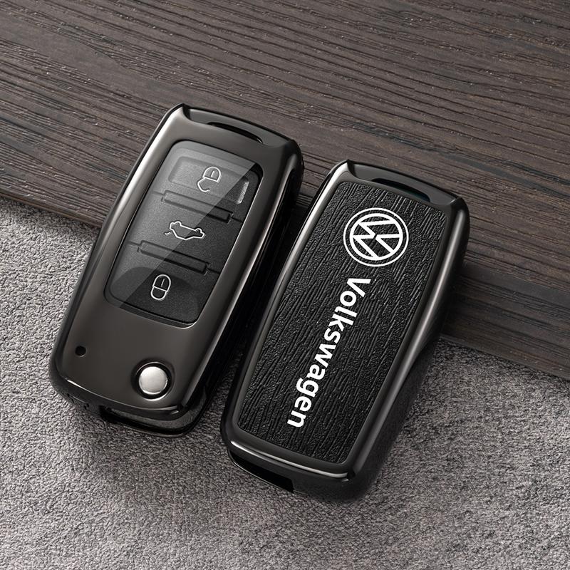 Чехол-брелок для ключа автомобиля VOLKSWAGEN VW для VW Volkswagen Polo Tiguan Passat B5 B6 B7 Golf 4 5 6 MK6 Jetta Beetle Eos Scirocco Up T
