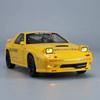 1/24 Mazda RX7 Supercar литые игрушечные машинки и транспортные средства модель автомобиля звук и свет инерционные игрушки детские подарки