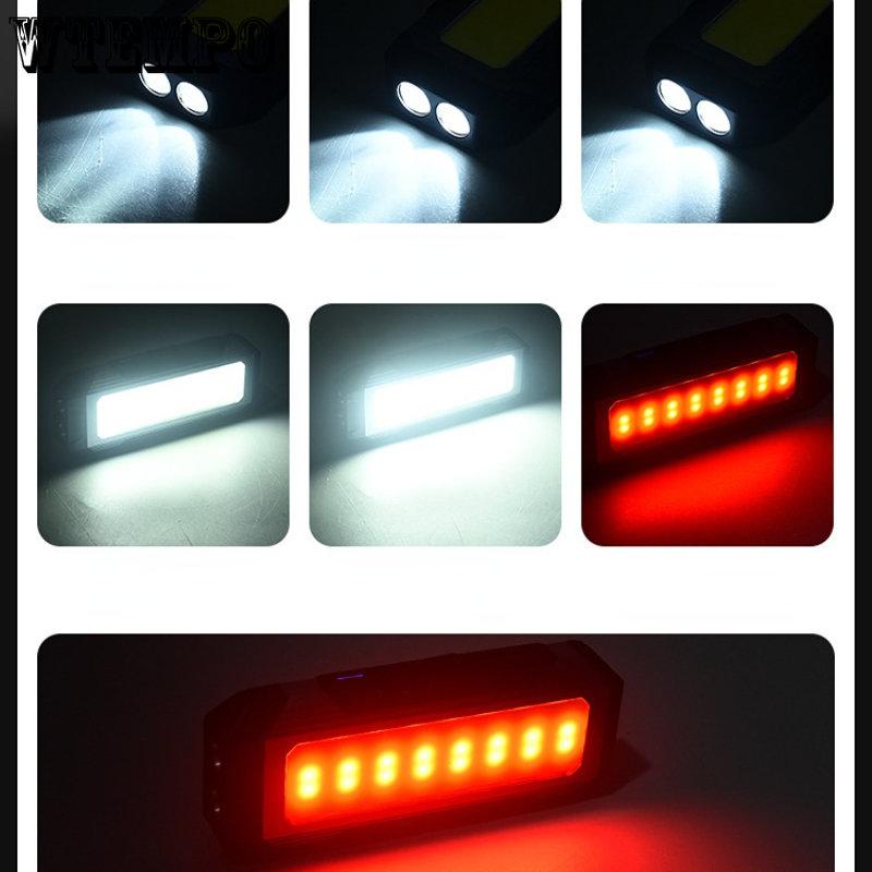 COB Рабочий Свет Технический Фонарик Магнит Светодиодный Мощный Свет Лампа Супер Яркий Технический Зарядка Автомобиля Ручная Лампа