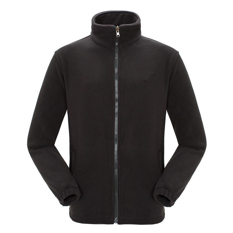 Unisex Sports Outdoor Polar Fleece Jacket - Thick, Warm, Plus Velvet for Autumn and Winter