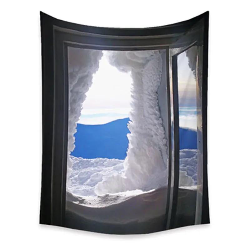 Гобелен для гостиной, фоновая роспись, пляжный коврик, украшение для дома, простой и свежий персонаж, настенный