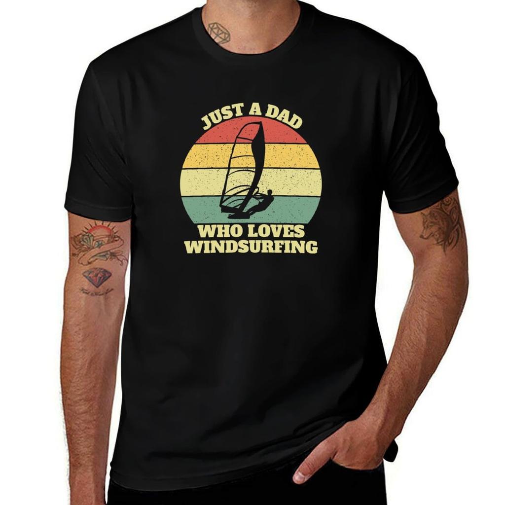 Windsurfing Windsurfer Dad TShirt Comfortable Work Wear Tee TShirt