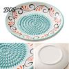 Garlic Grater Ceramic Ginger Grater, Manual Mincing Plate for Mashed Puree, Multifunctional Kitchen Masher Fruit Dish