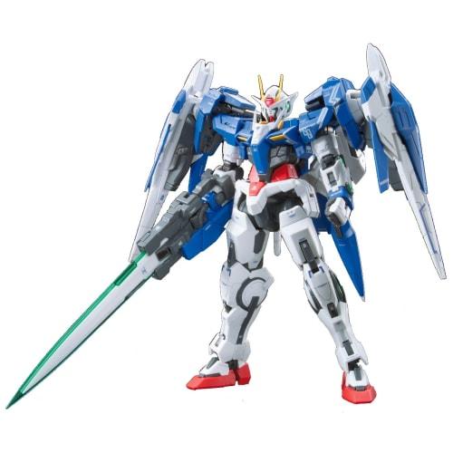RG Mobile Suit Gundam 00 GN-0000+GNR-010 00 Raiser 1/144 Scale Color-coded Plastic Model