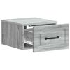 Wall Mounted Nightstand Grey Sonoma 34.5 x 33 x 20 cm