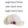 Retro Design Hat for Women Accessories Slouchy Breathable with 6.5cm Brim