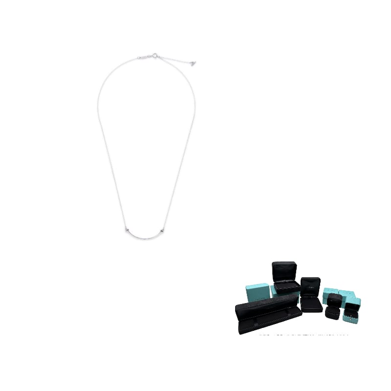 TIFFANY & CO. 2000s T Smile Necklace FF7482