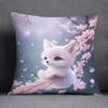 High-value Fox Cat Pillowcase Car Ornaments Office Living Room Sofa Home Pillowcase