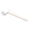 Rubber Mallet Hammer Multifunctional Rubber Hammer for Floor Tile Installation Rubber Mallet with Fiberglass Solid Wood Handle