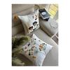 Starstala Home White Fabric Punch Embroidered 2 Pillow Covers