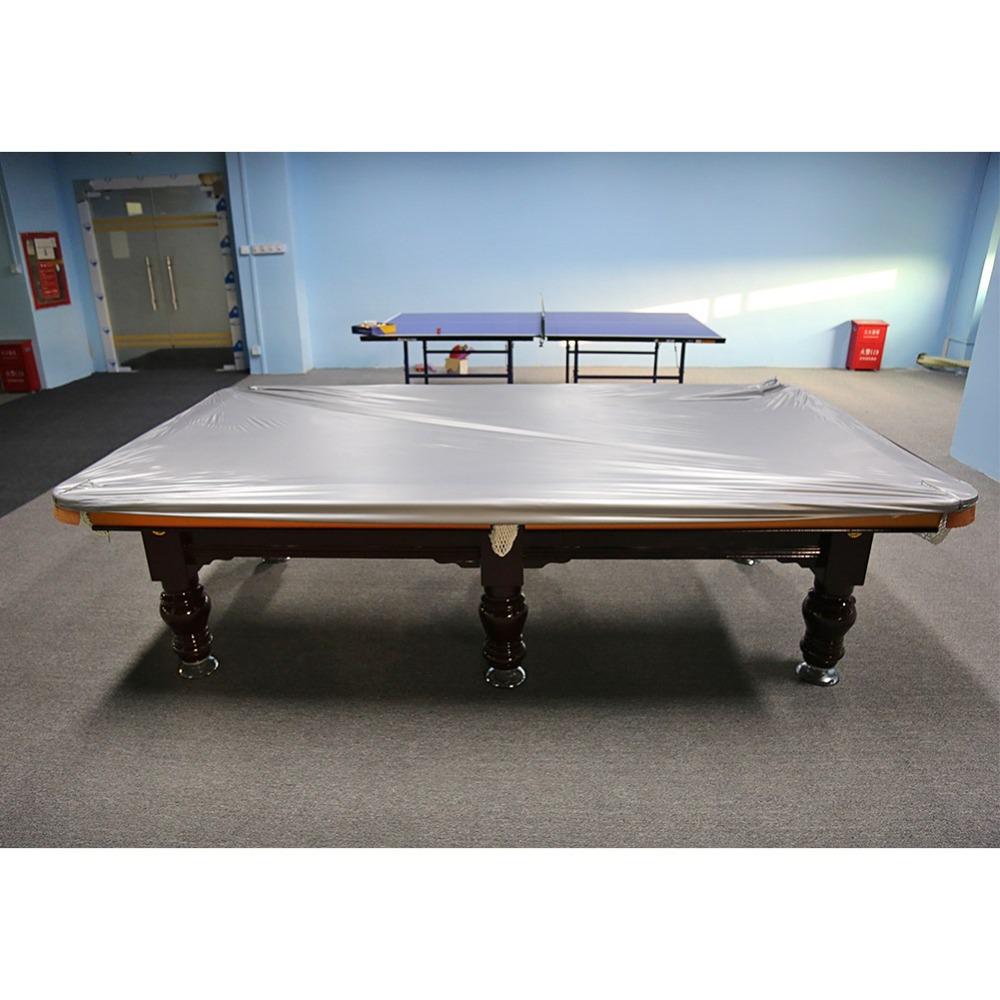 Black Pool Table Cover Oxford Cloth Protective Case Billiard Table Cover Indoor Outdoor Use