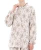 Toile Dorapan Ruffle Pajamas Cotton-lined (cotton-filled)