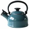 Fuji Enamel Whistling Kettle, Induction Compatible, Cotton, 1.6L, Smoke Blue, CTN-1.6WK.SB