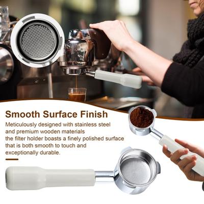 51 мм нержавеющая сталь бездонный фильтр для кофе ручка с гладкой поверхностью пищевой класс легко