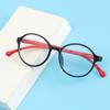 Круглая ультра легкая оправа, антисиние очки, детские очки, защита глаз, детские очки