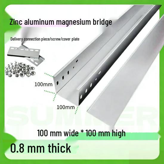 Galvanized Fireproof Stainless Steel Photovoltaic Anti-Corrosion Cable Tray Aluminum Alloy Wireway
