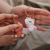 1 Pair Hanging Jewelry Cute Lovers Keyring Toy Gift Hug Bear Key Ring  Girlfriend Boyfriend